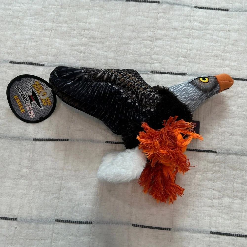 Eagle Dog Toy with tennis ball inside